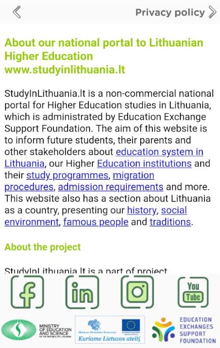 Study in Lithuania